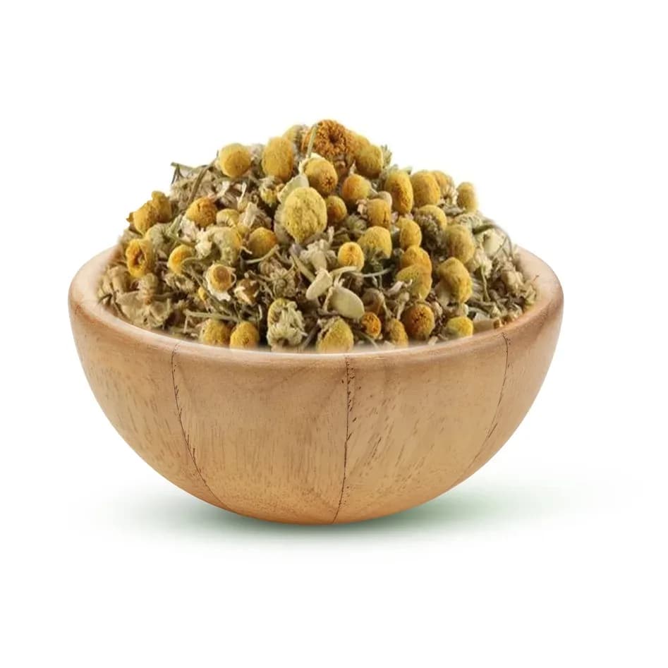 Dried El Hawag chamomile flowers